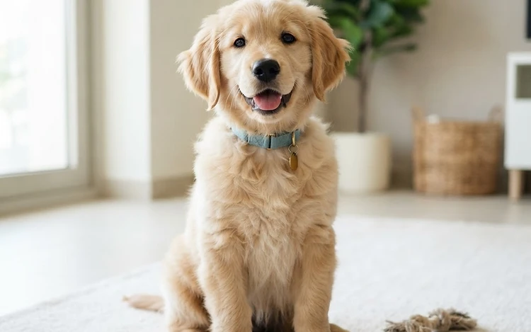 British Golden Retriever Puppy - 3 Months - Vet Checked - Microchipped