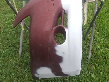 Red Bumper Refinish