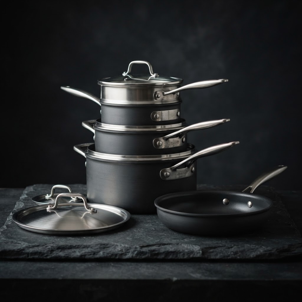 Bastion 2L Hard-Anodized Cook Set