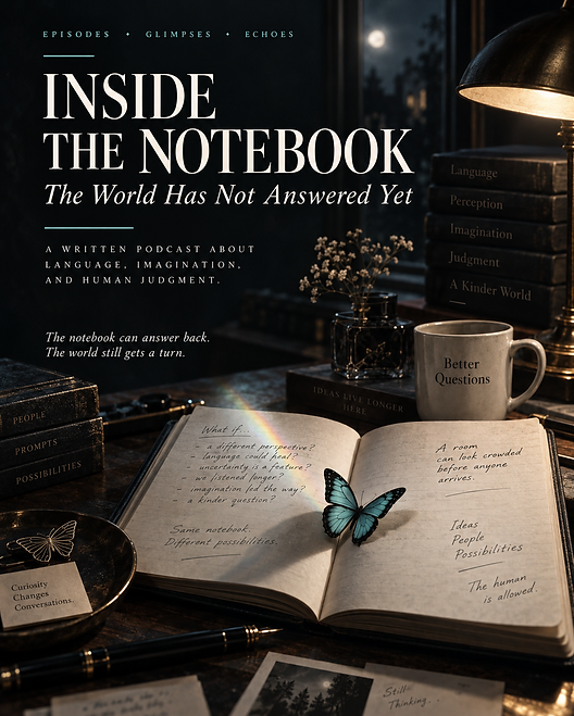 Inside the Notebook — The World Has Not Answered Yet