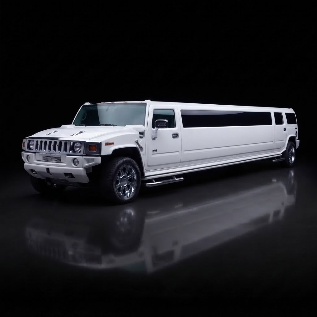 White H2 Hummer Strech Limousine