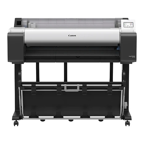 Canon imagePROGRAF TM-355 36-inch large format printer with flat stacking basket