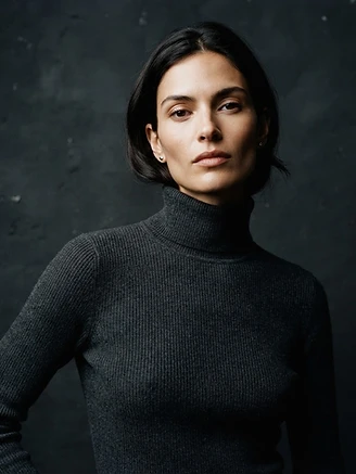 Jonas Vane Architectural Wool Turtleneck