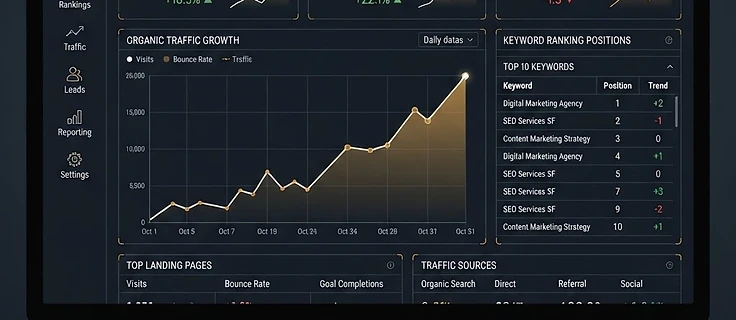 SEO1 agency | live rankings and lead growth reporting dashboard | 2026