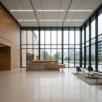 Recepció és várakozó — Lobby · 260 m²