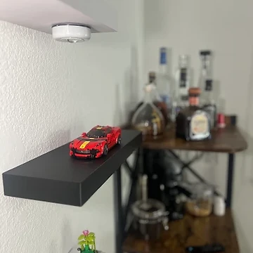 Studio shelving and lounge detail