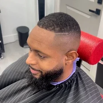 Fresh fade in the chair