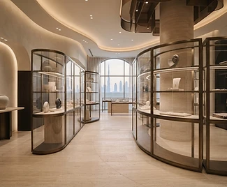 Illustrative retail security environment