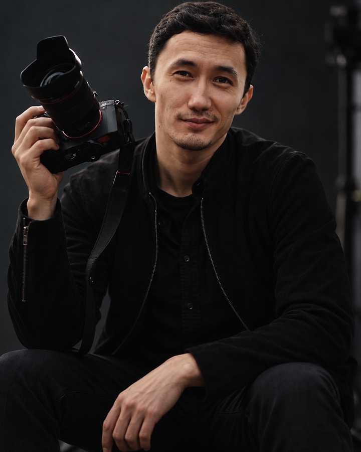 The photographer behind the scenes