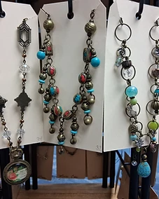 Handmade Necklaces — Filigree & Beaded Set