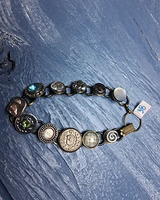 Button Charm Bracelet