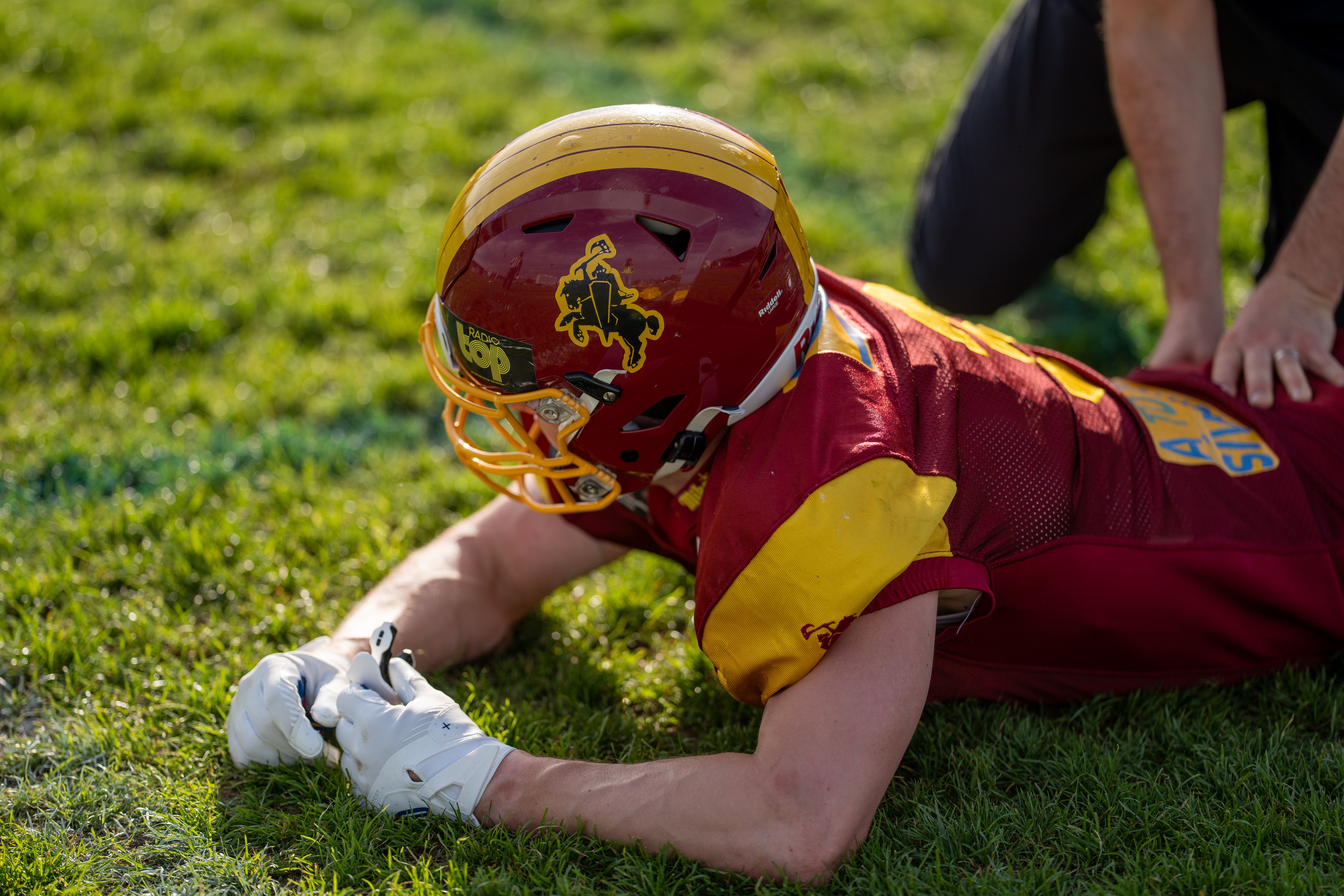 American Football Spielaktion