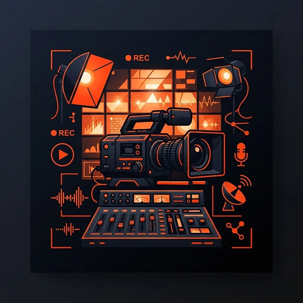 Audio Visual production graphic