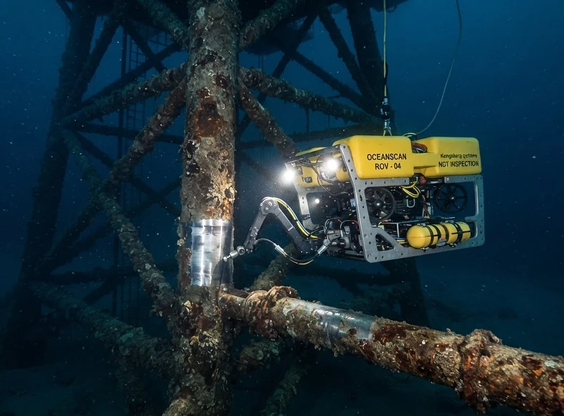 ROV Submarine Video Inspection