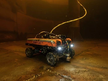 Ultrasonic ROV Tank Floor Robot