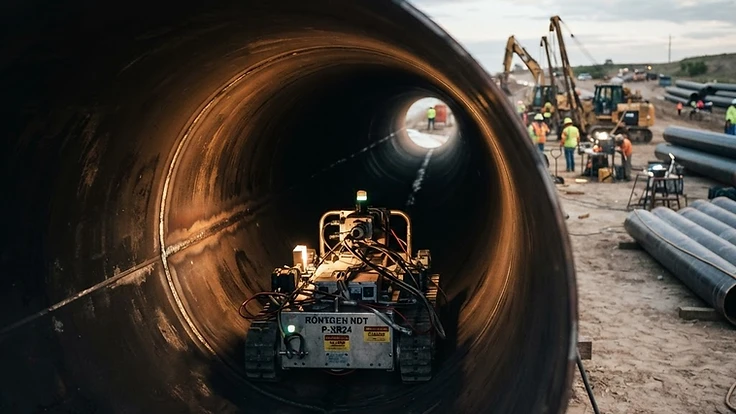 Mainline Pipeline Construction X-Ray Crawlers