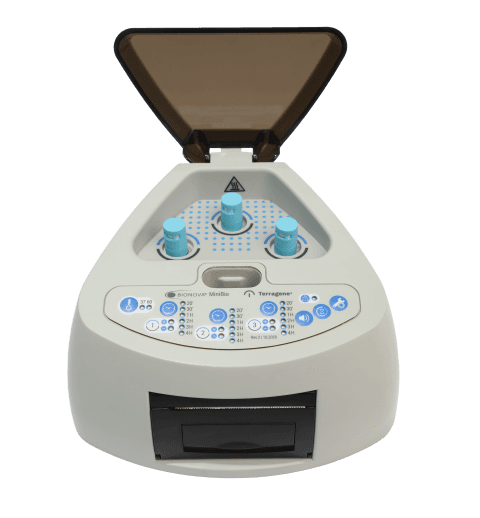 The rapid-readout biological-indicator incubator used to verify sterilizer performance at Tribal Expression.