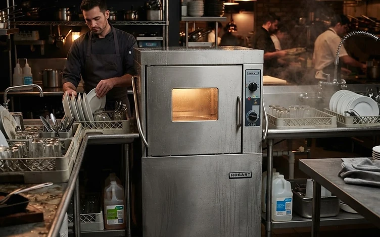 Winterhalter — professional hospitality equipment in an atmospheric setting