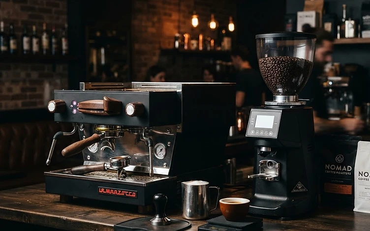 Rancilio — professional hospitality equipment in an atmospheric setting