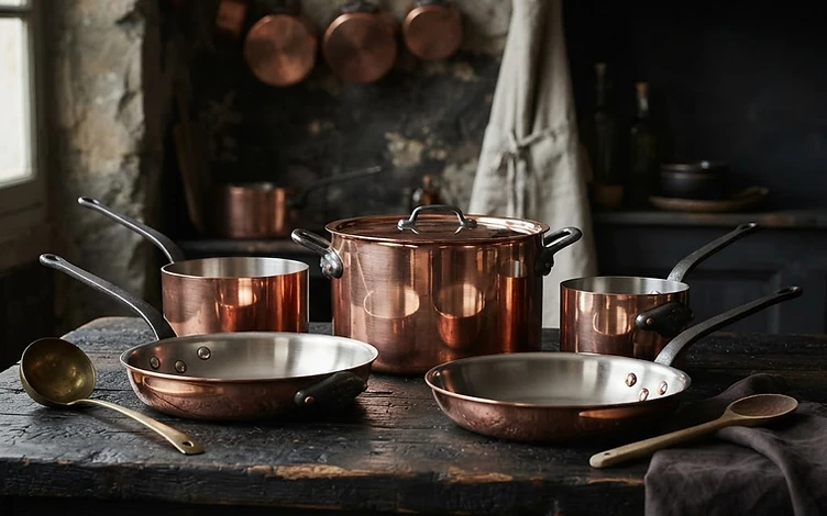 Mauviel — professional hospitality equipment in an atmospheric setting