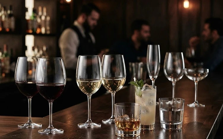 Bormioli Rocco — professional hospitality equipment in an atmospheric setting