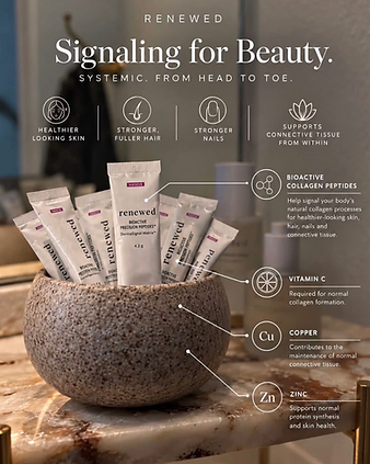 RENEWED — signaling for beauty, head to toe