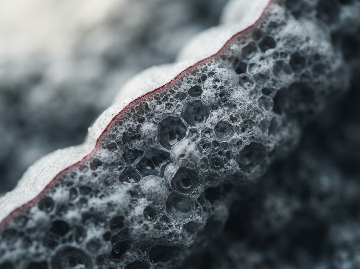 Macro spray foam texture