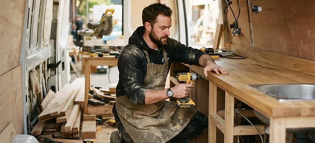 Turning metal into a café