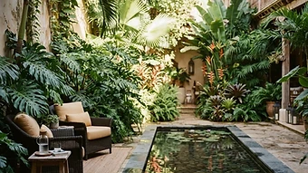 Courtyard Sanctuary - detail 1