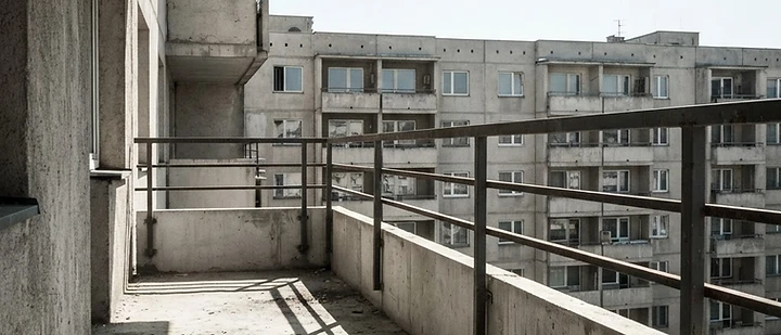 Before transformation — an empty, unused space