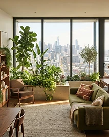 Air-purifying plants for clean indoor air