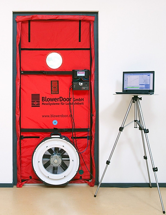 Blower-Door-Messung