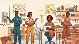 Artisans de Liggéey au travail