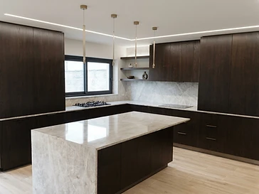 Wood & Marble Kitchen