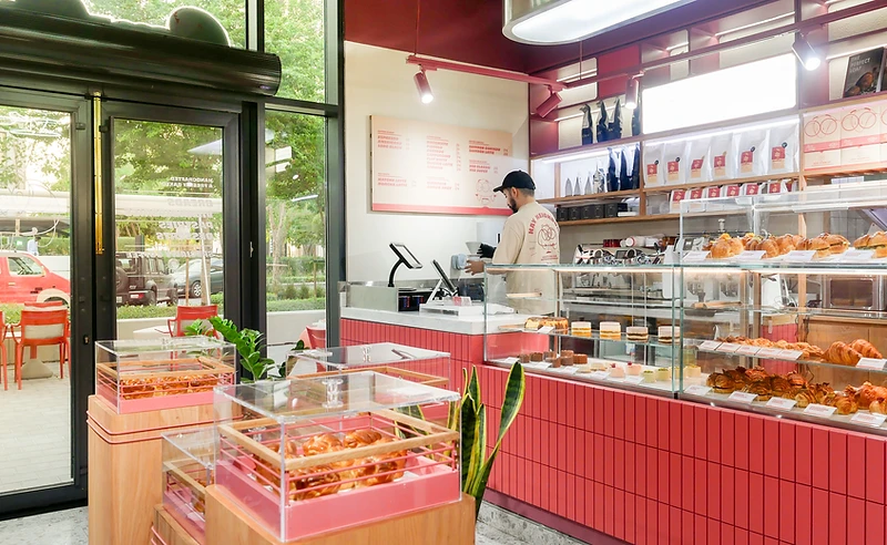 Inside Hayhay neighborhood bakery in Aljada