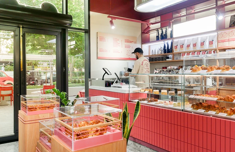 Inside Hayhay neighborhood bakery in Aljada
