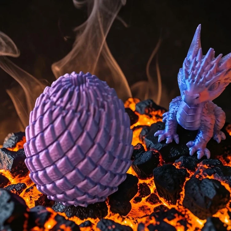 Dragon Egg Fidget & Baby Dragon