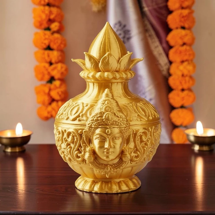 Lakshmi Kalasham Kunkuma Box