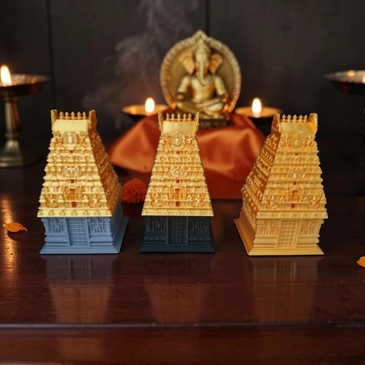 Temple Kunkuma Sq Box
