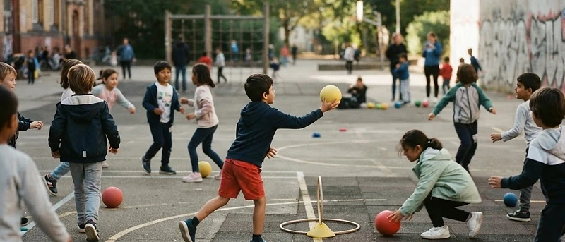 Sport im Park Ballschule an der Nahariya-Grundschule