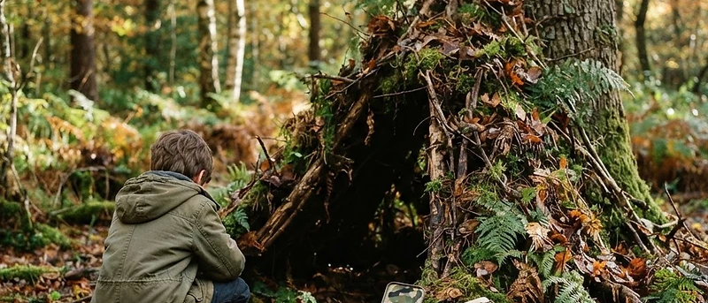 Wahrnehmung schärfen, unsichtbar werden – Wildniskurs für Familien