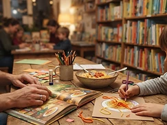 Spaghetti-Geschichten beim Berliner Büchertisch