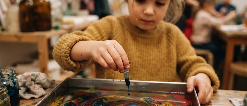 2 Sprachen, 1 Märchen: Reise und Ebru-Workshop