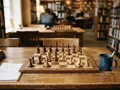 Schach in der Trude-Jugend-Bib