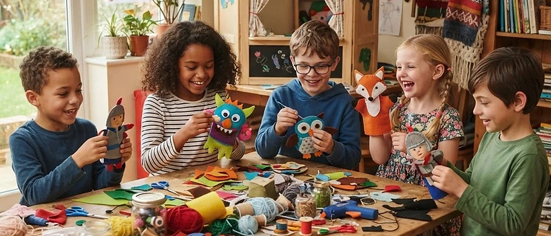 MAGISCHE WICHTELWELT - Puppentheater mit eigenen Märchenfiguren und Geschichten