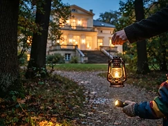 Nachts im Schlosspark Lichterfelde
