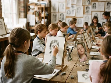 Herbstferienkurs: WER BIN ICH - Portraitwerkstatt