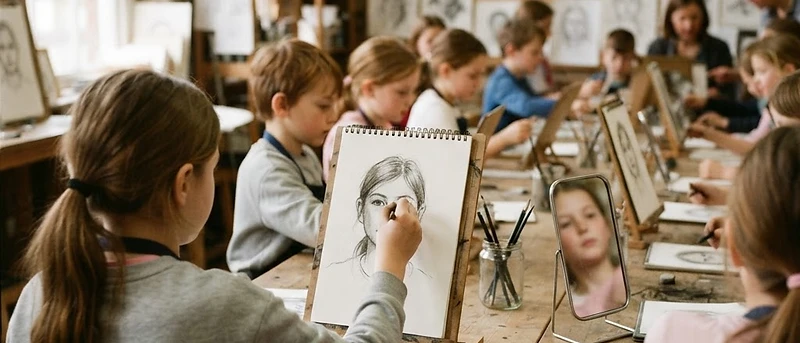 Herbstferienkurs: WER BIN ICH - Portraitwerkstatt