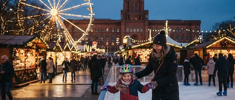 Berliner Weihnachtszeit am Roten Rathaus