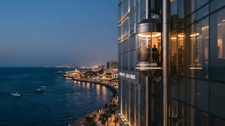 Panoramic Elevators for Jeddah Corniche Hotels